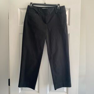 Loft Julie Black Capri Pants Size 4